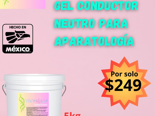 Gel Conductor Neutro Para Aparatología 5kg Neutra
