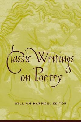 Libro Classic Writings On Poetry - William Harmon