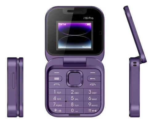 Teléfono Móvil Con Botón Grande I16pro Flip Phone Para Perso