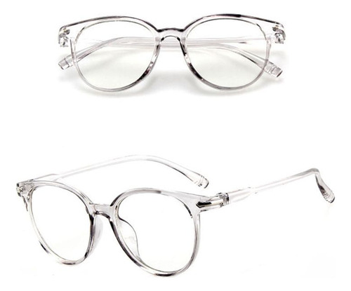 (4 #mold) Venta De Gafas Ópticas Clásicas Clear Lens Vintage