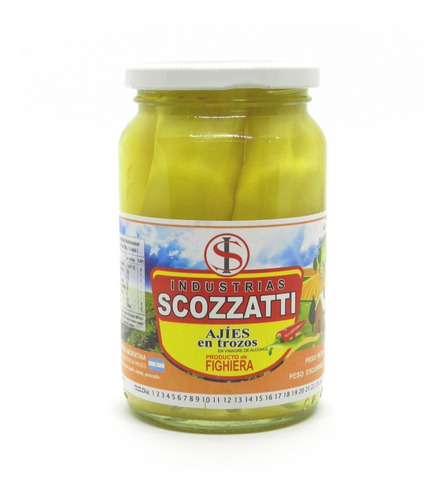 Ajies En Trozo Scozzatti X120 Gr.