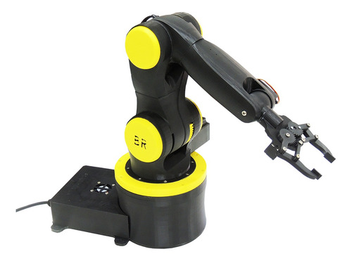 Kit Braço Robótico Br5p + Motor De Passo + Servo+ Eletrônica