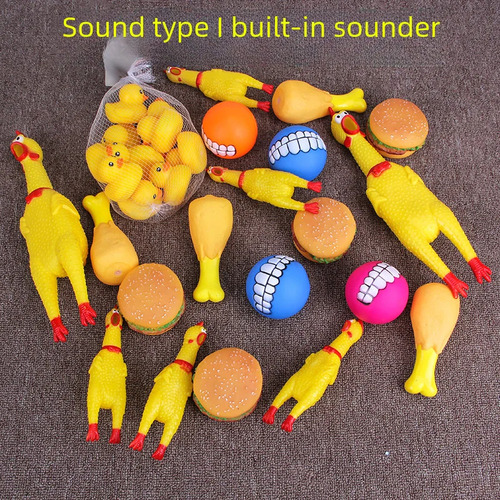 Little Yellow Duck - Juguete Duradero Para Masticar Squeaky
