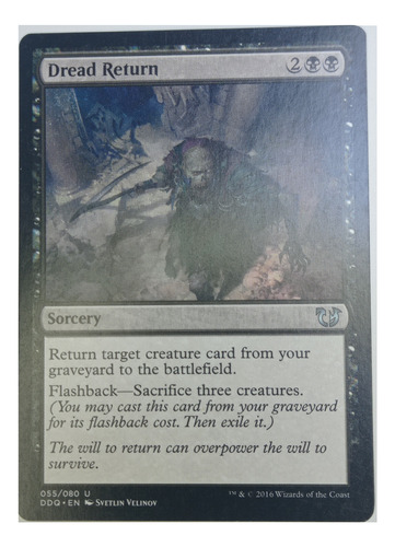 Carta Magic Dread Return [blessed Cursed] Mtg Sorcery