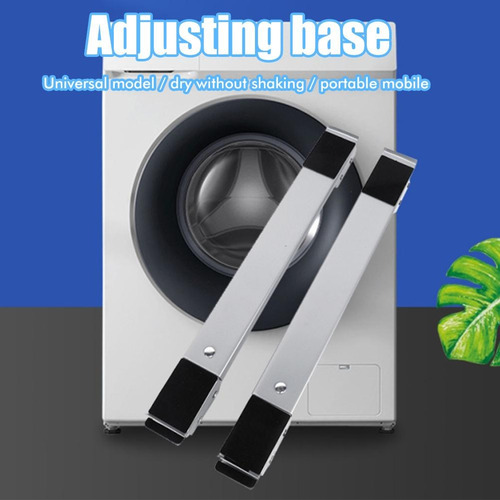 Soporte Ajustable Base Con Ruedas Para Refrigerador Lavadora