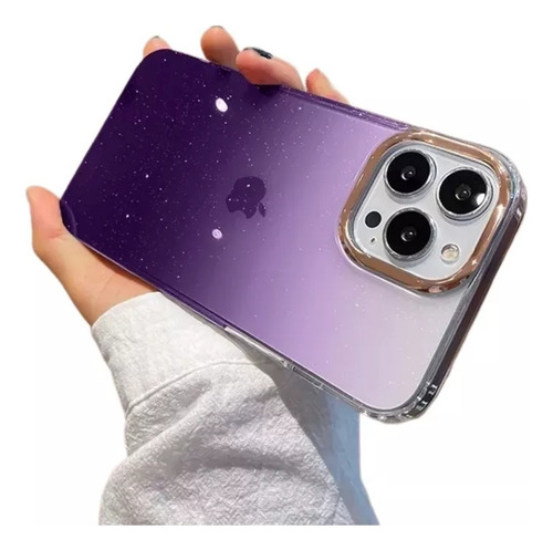 Funda Para iPhone 14 Plus Protección Brillante Con Transición De Color F05