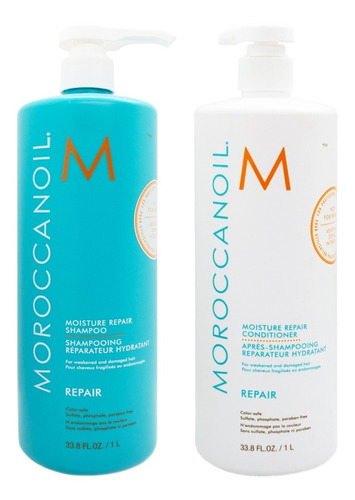Moroccanoil Kit Repair Shampoo + Acondicionador Pelo 1l 6c