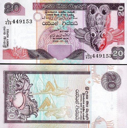 Sri Lanka - 20 Rupias - Año 2006