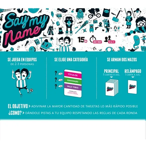 Juego Say My Name Previa Bureau De Juegos Original +18
