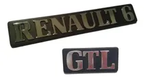 Comprar Kit Insignias Emblema Renault 6 Gtl Original