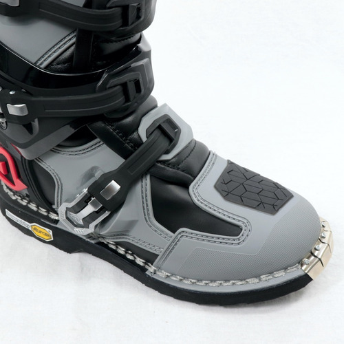 Imagem 6 de 10 de Bota Acerbis X-rock Preta Cinza Motocross Trilha Lançamento