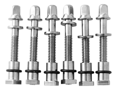 Hardware De Hastes De Tensão De Bateria De 6 Peças 6x50mm