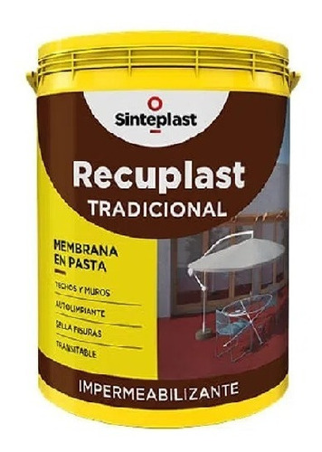 Recuplast Tradicional Membrana Pasta 20 Litros