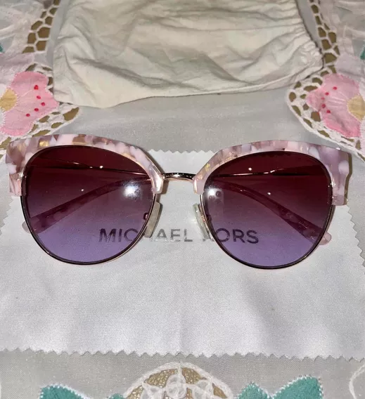 Lentes De Sol Michael Kors Mosaico Rosa Pastel