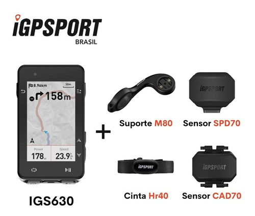 Gps Igpsport Igs630 + Pack + Nota Fiscal + Garantia