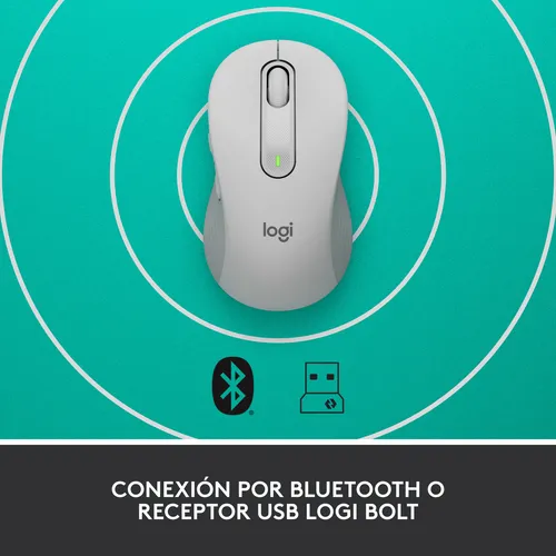 Logitech Mouse Inalámbrico Signature M650 L, Bluetooth