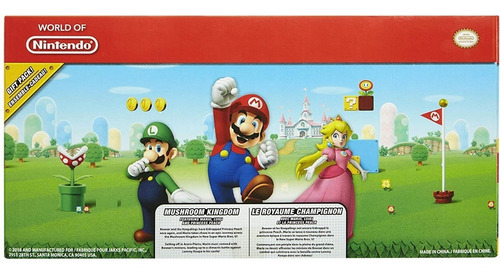 Set De Figuras De Super Mario Mushroom Kingdom (nintendo)