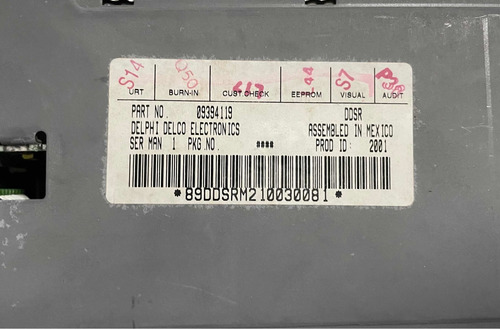 Radio Reproductor Chevrolet Cavalier 95-05 Original Gm