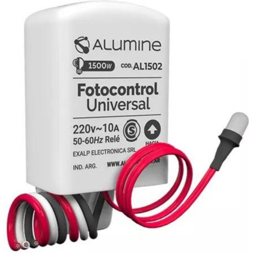 Fotocontrol Universal 1500w Sensor Externo Alumine