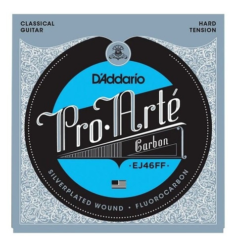 Cuerdas Guitarra Clásica Daddario Pro Arte Ej46ff Carbon