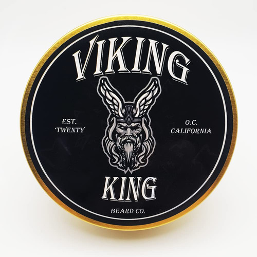 Viking King Beard Co. Blsamo Para Barba - Oro Tabaco De Vai