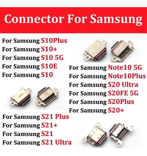 Conector O Pin De Carga Samsung Varios Modelo