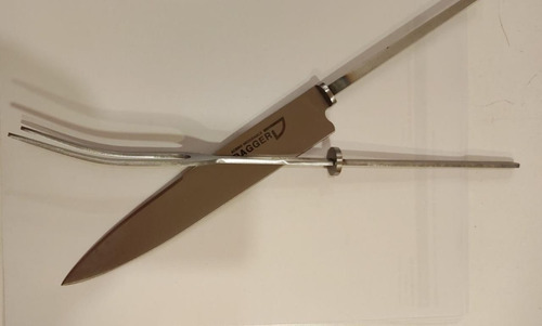 Imagen 3 de 3 de Juego De Trinchar Para Encabar En Inox Con Hoja 20 Cm