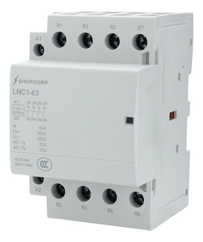 Shopcorp Amp Polo Normalmente Cerrado Iec Contactor Â Base