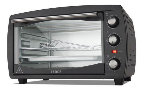 Imagen 2 de 6 de Horno de mesa eléctrico Tedge HF-126 26L negro 127V