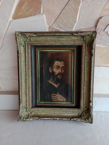 Antigo Quadro Histórico Ost Século 19 Frei/ Baronesa Jundiaí (Usado)