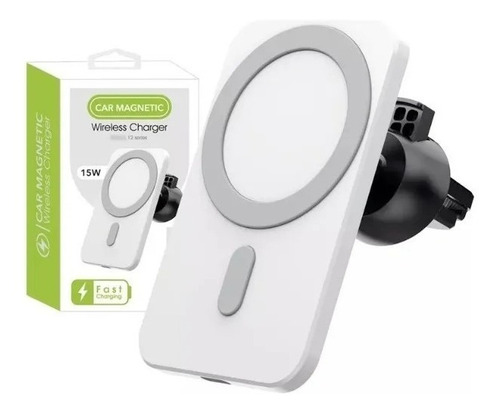 Imagen 5 de 9 de Soporte Cargador + Adaptador Auto Coche Para iPhone Magsafe