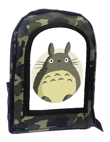 Mochila Camuflada Totoro A341