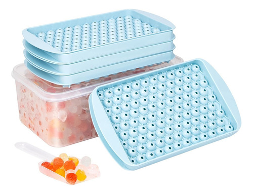 Sh Molde Charola Bandejas Hielos Esfera 4 Bandejas 3d Cocina
