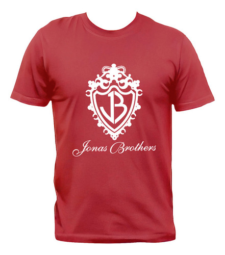 Remera Jonas Brothers Logo 100% Algodón