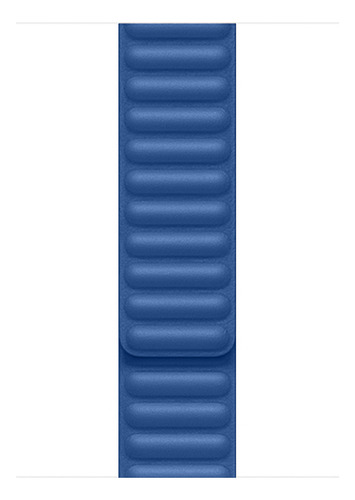 Pulseira Magnética De Couro Compatível Com Watch Series 9 Se Cor Azul Royal