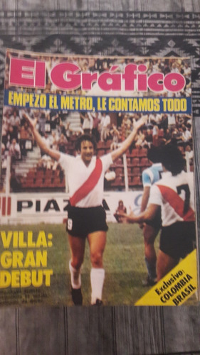 Revista El Grafico 2994 22/2/1977 Empezo El Metro R. Villa 