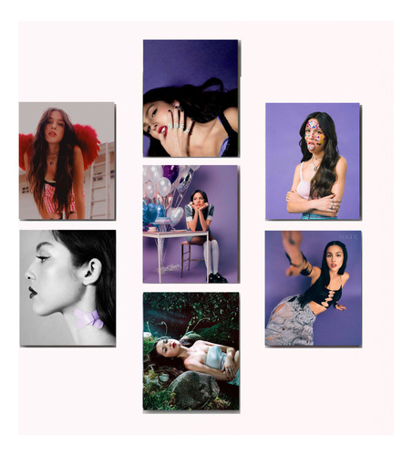 Cuadros Decorativos Olivia Rodrigo Discografia Album 7 Pieza