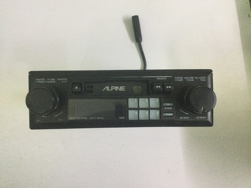 Alpine 7400 Car Radio Cassette Am/fm Retro