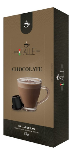 Chocolate Italle 75g 10 Cápsulas