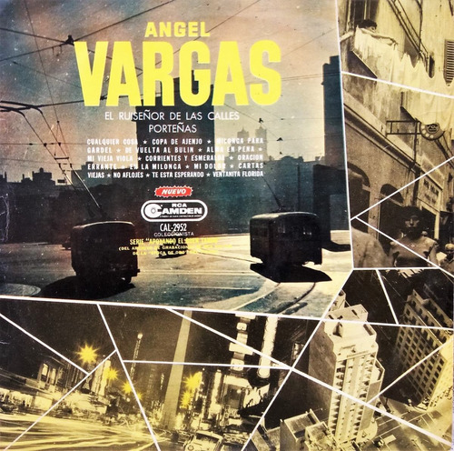 Angel Vargas - Ruiseñor De Las Calles Porteñas  Lp 
