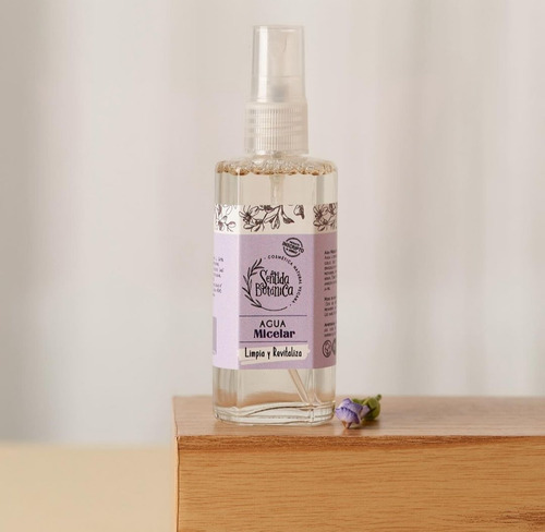 Agua Micelar 120ml Sentida Botánica Tónico Desmaquillante