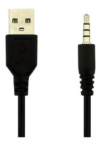 Cable Usb Macho A Plug Jack 3.5 Mm 1,5 Metro Celular Musica