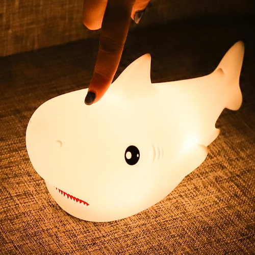 Luz Nocturna Con Dibujos Animados Con Forma De Tiburón Para