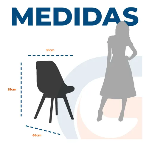 Pack 4 Sillas Eames Patchwork