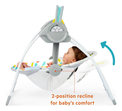 Bright Startful Paradise Portable Compact Automatic Baby Swi