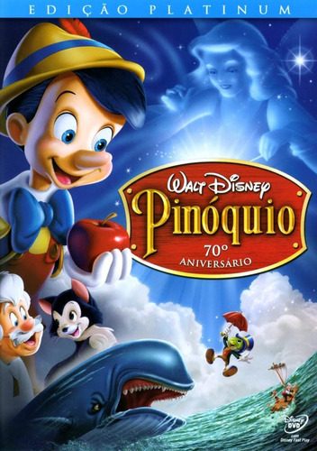 Pinóquio - Dvd Duplo - Edição 70º Aniversário - Disney