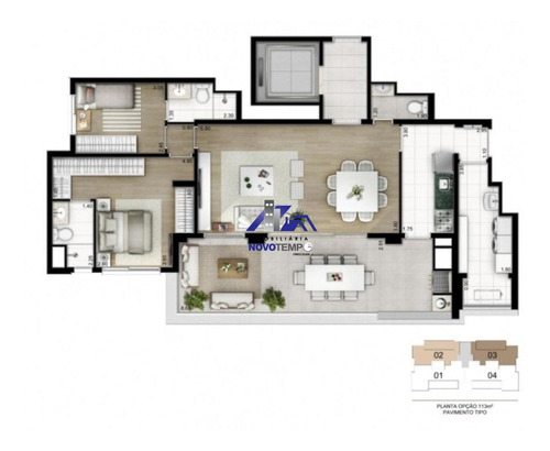 Apartamento De 3 Dormitórios Sendo 1 Suíte 2 Vagas, Garden, São Paulo. - Ap0153 - 67873849