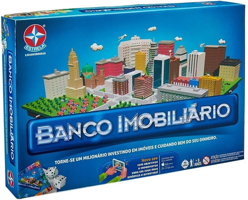 Banco Imobiliário Tradicional Tabuleiro - À Pronta Entrega !