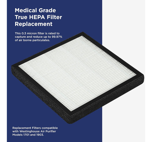 Filtro De Repuesto Westinghouse True Hepa H13 Compatible ...
