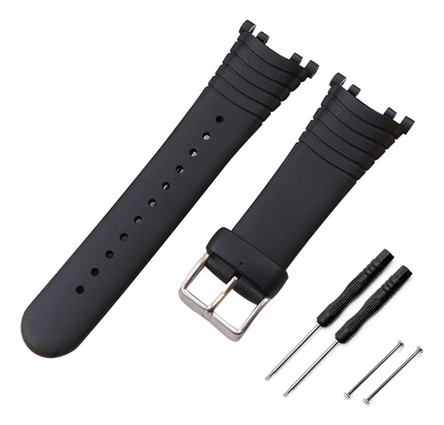 Rubber Watch Band Replacement Suitable For Suunto Vector Str